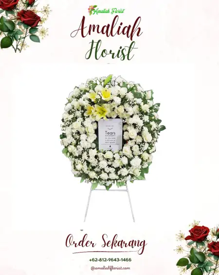 Krans Bunga Duka Balai Samudera Kelapa Gading